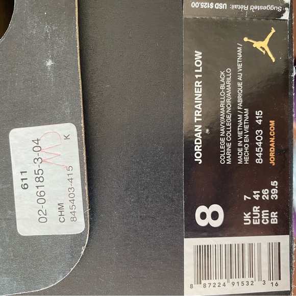 Jordan Trainer 1 Low size 8 - Picture 6 of 7